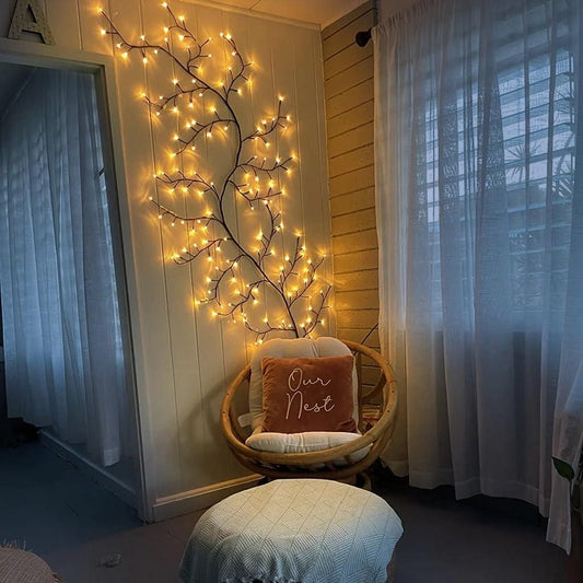 Tree Branch LED Fairy Lights – Flexible Decorative Light for Wall & Home Decor