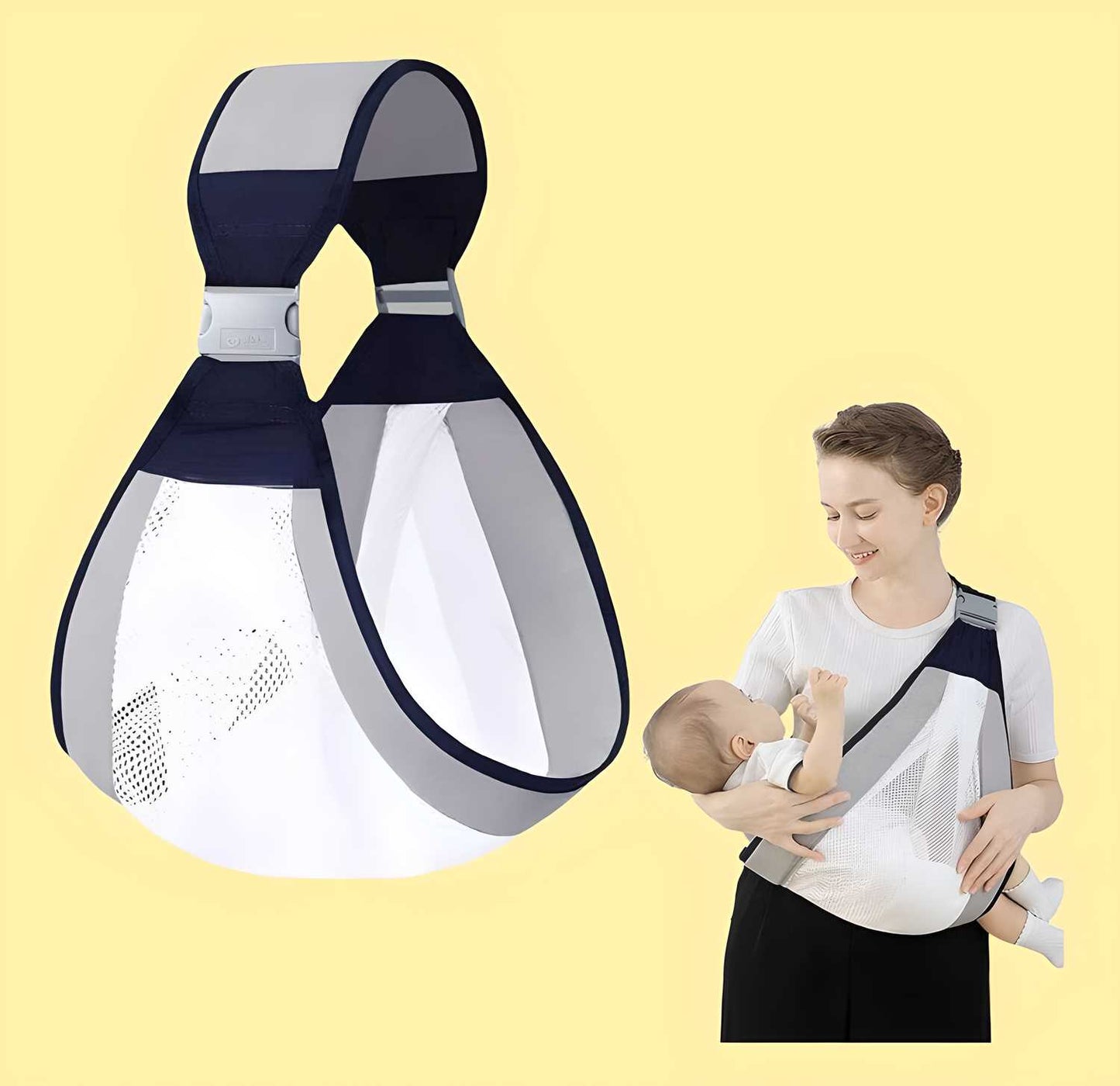 Baby Carrier Sling for Newborn to Toddler – Comfortable & Adjustable