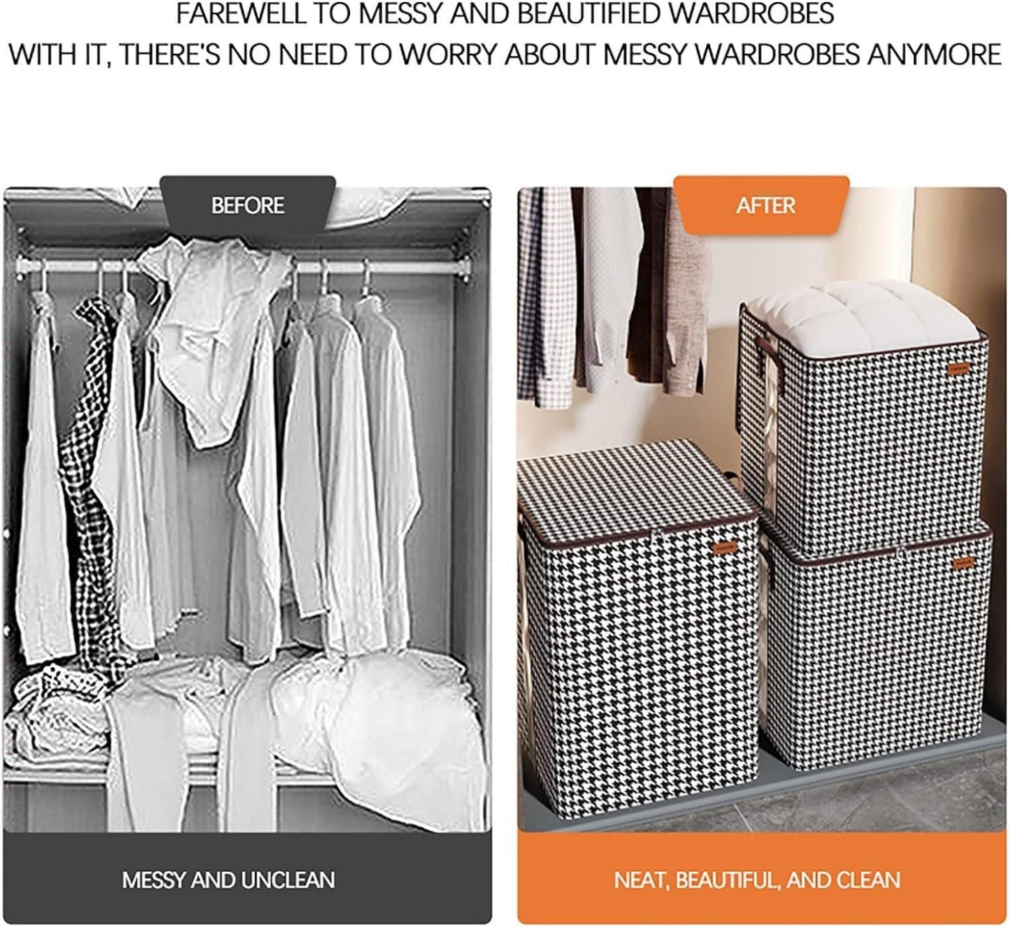 Multi-Purpose Collapsible Storage Bag – 180L Large Capacity Organizer