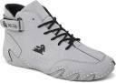 Men’s Comfortable Casual Sneakers – Grey Lace-Up Footwear
