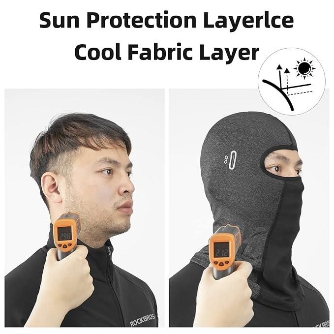 Lightweight Polyester Summer Face Mask – Cycling, Running, Hiking, Outdoor Use