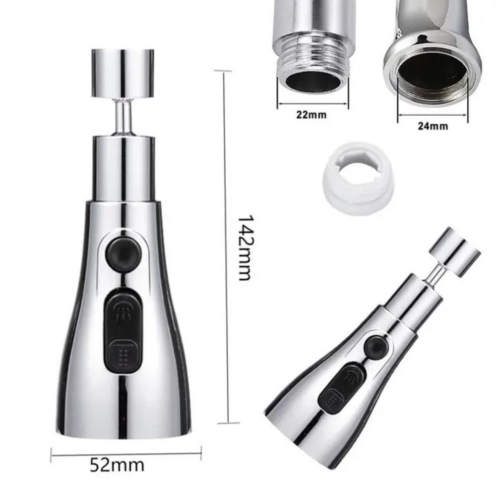 Multi-Function Kitchen Faucet – 3 Spray Modes for Fruit & Vegetable Cleaning