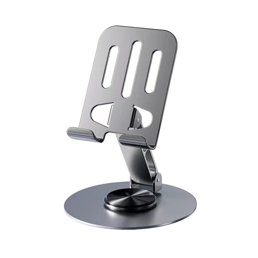 Premium Aluminium 360° Rotatable Mobile & Tablet Holder – Hands-Free Stand