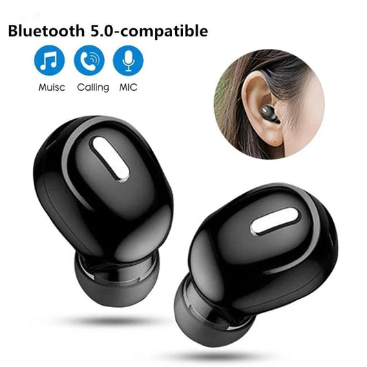 Wireless Bluetooth Earbuds X9 Mini 5.0 – Deep Bass & Built-In Mic