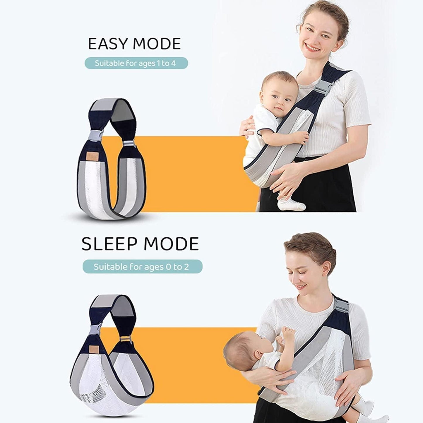 Baby Carrier Sling for Newborn to Toddler – Comfortable & Adjustable