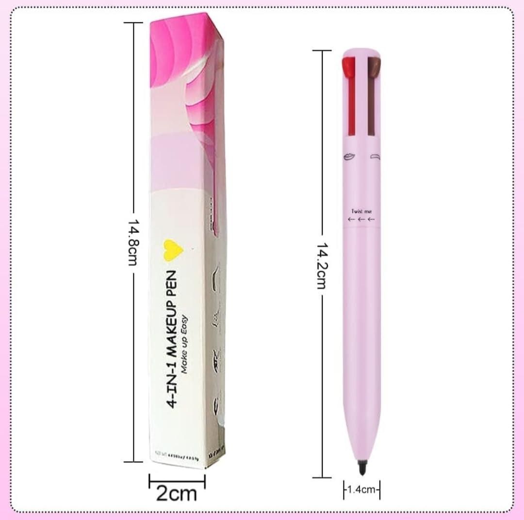Multi-Function 4-in-1 Makeup Pen – Concealer, Eyeliner, Lip & Brightener