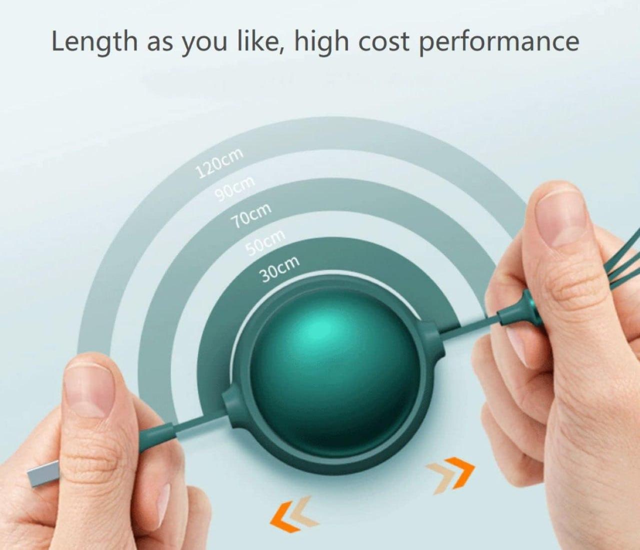 3-in-1 Multi Device Charging Cable – USB to Type-C, Android & iOS
