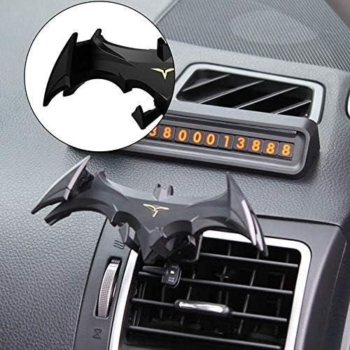 Batman Car Mobile Holder – Universal Dashboard Phone Stand for Cars (Plastic, Black)