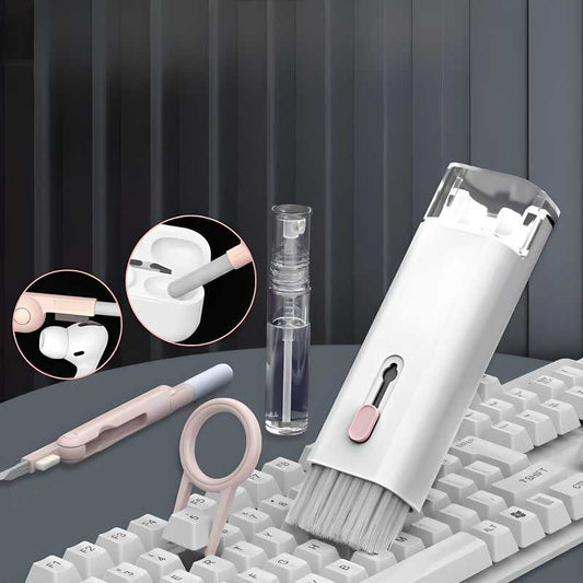 7-in-1 Electronic Cleaner Kit with Brush – Portable & Versatile