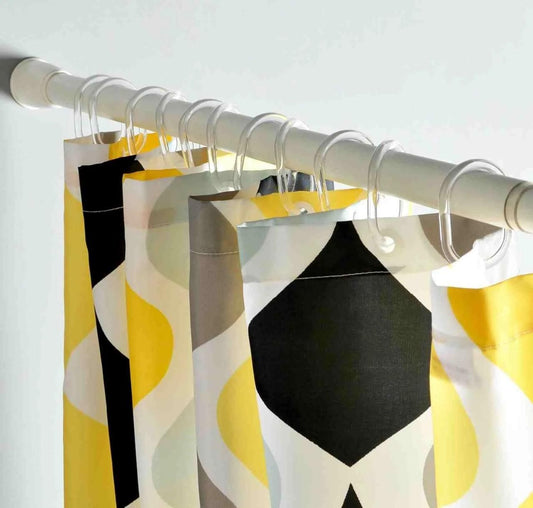 Drill-Free Adjustable Shower Curtain Rod – Stainless Steel Tension Rod