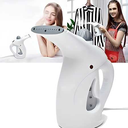 Portable Garment & Facial Steamer – Fast Heat-Up Handheld Iron Brush for Home & Travel