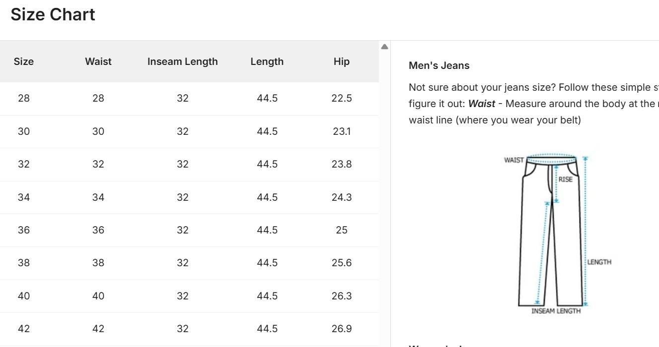 Men’s Casual Mid-Rise Black Denim Jeans – Relaxed Loose Fit