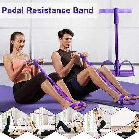 Portable Yoga Pedal Puller – Abdomen, Arms, Waist & Leg Exercise Band