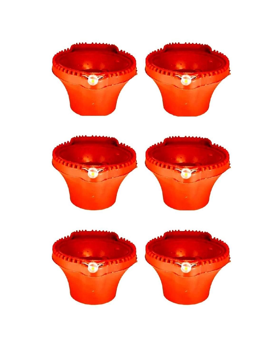 LED Water Sensor Diyas – Ambient Decorative Lights for Festivals (Pack of 6/12/18/24)