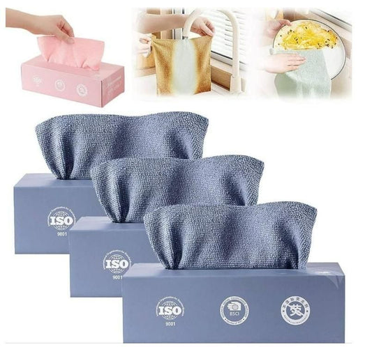 Extractable Disposable Kitchen Cleaning Cloth – Household Multi-Purpose Wipes (1 Box)