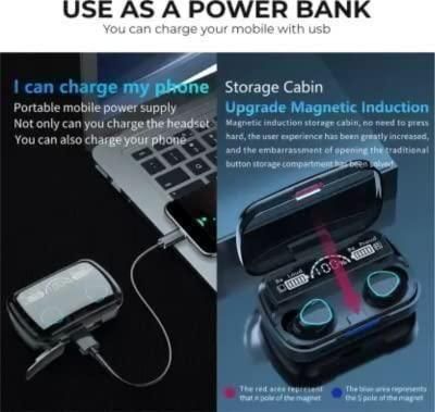 Touch Control Wireless Earphones M10 TWS – Stereo Sport Headset with LED Battery Display