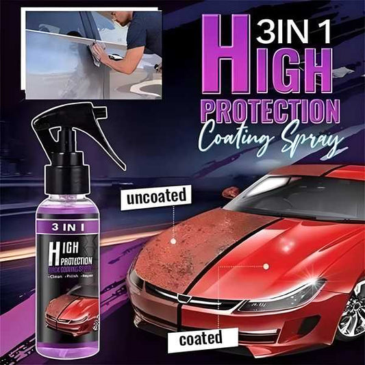 3-in-1 High Protection Coating Spray – Pack of 2 Multi-Purpose Protective Sprays (276g)