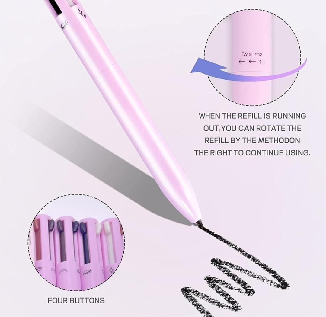 Multi-Function 4-in-1 Makeup Pen – Concealer, Eyeliner, Lip & Brightener