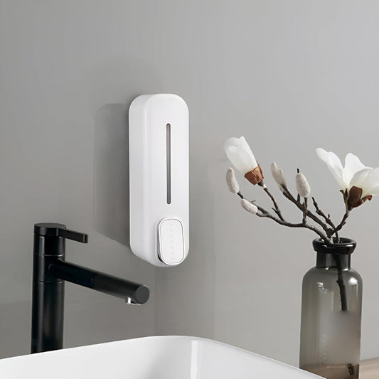 Wall-Mounted Manual Soap Dispenser – Press Type for Bathroom & Kitchen