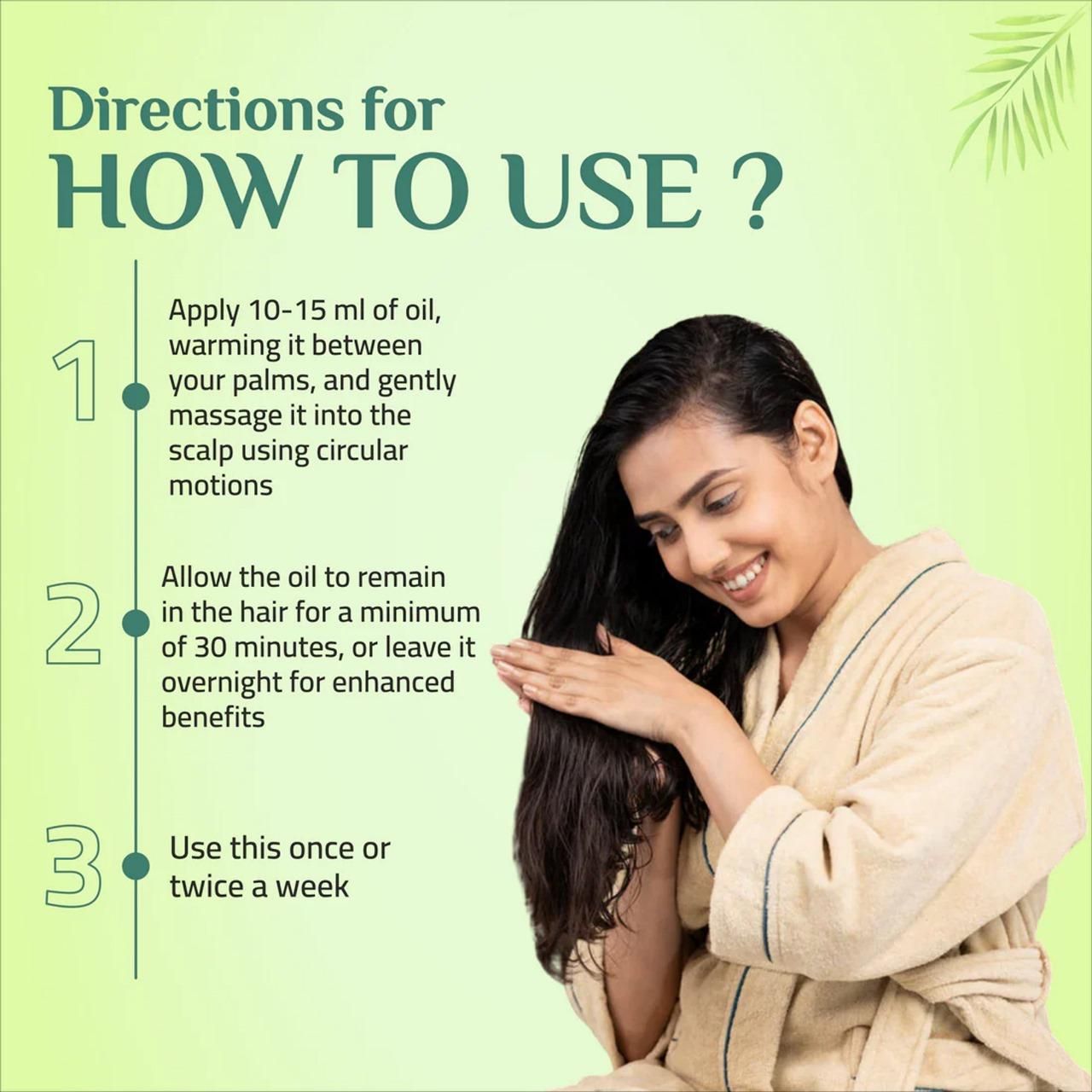 3 in 1 Hair Oil - 50ML (Pack of 2)