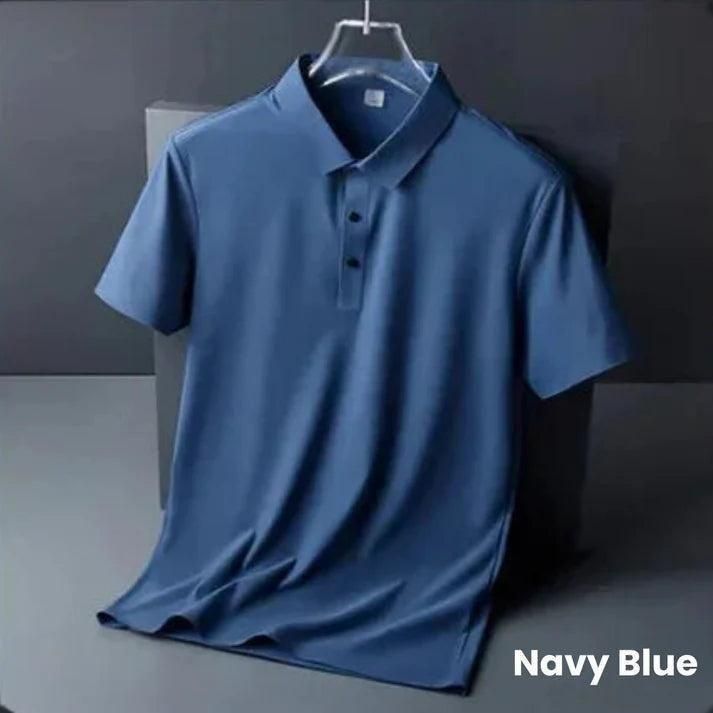 Men’s Poly Matte Solid Polo T-Shirts – Pack of 4