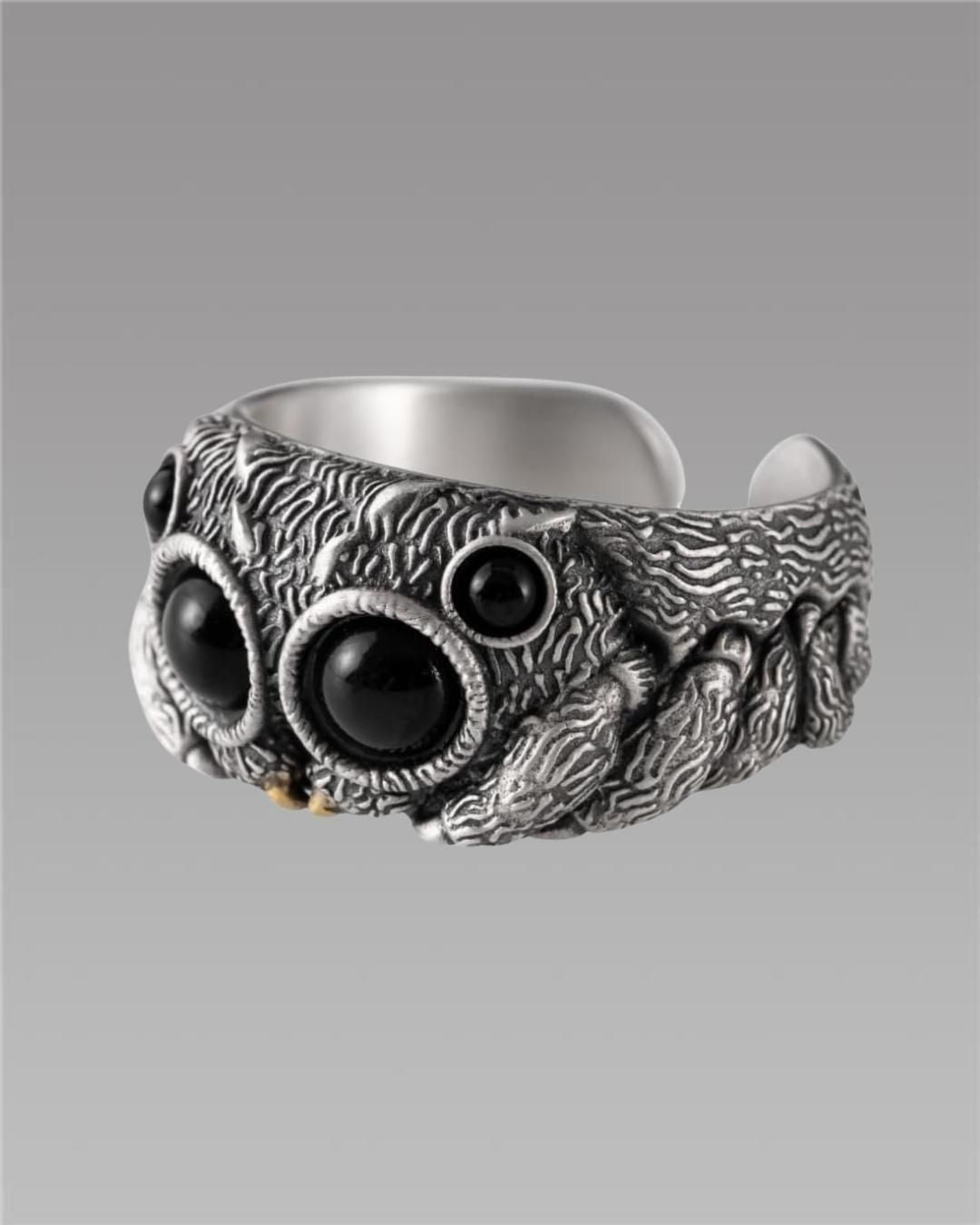 Men & Women’s Silver Jumping Spider Ring – Trendy Statement Accessory