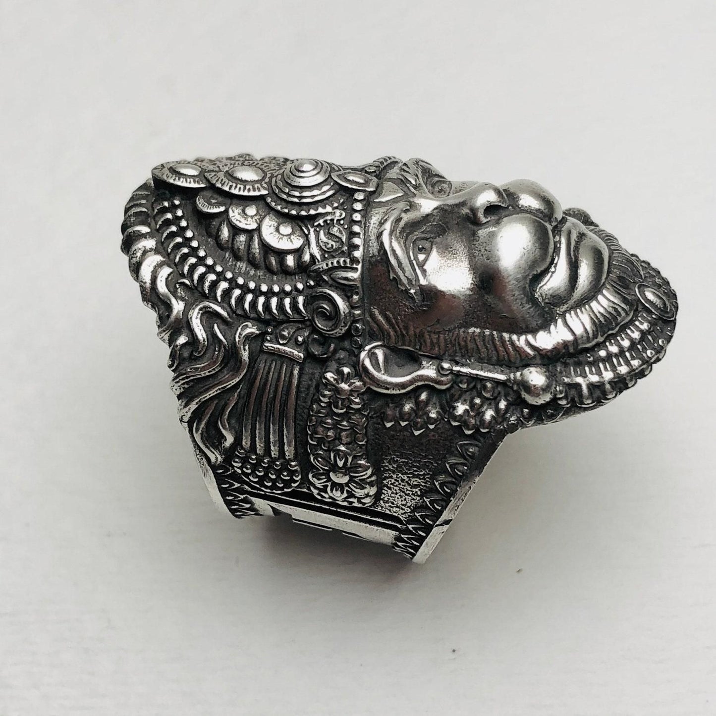 Sterling Silver Hanuman Ring – Strength & Protection Jewelry